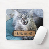 Arrr Matey! Katze Mousepad (Mit Mouse)