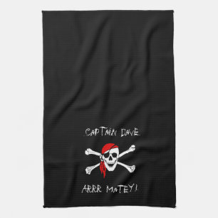 ARRR Matrose Personalisierter Pirat Geschirrtuch