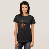 Arrr Meow-ty! Pirate Design with Treasure Chest an T-Shirt (Vorne ganz)