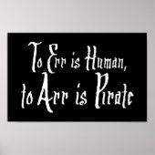 Arrr Pirate Poster (Vorne)