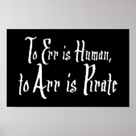 Arrr Pirate Poster