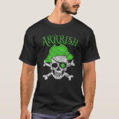 Arrrish Funny St. Patricks Day Irish Pirate St P T-Shirt (Vorderseite)