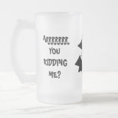 ARRRORD DU MIR KIND? Mattierte Tasse (Links)