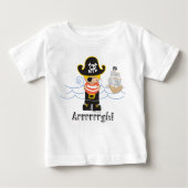 Arrrrr Piraten Baby T-shirt (Vorderseite)