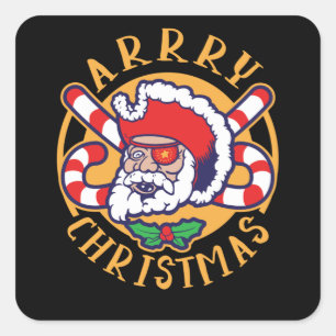 Arrry Christmas Quadratischer Aufkleber
