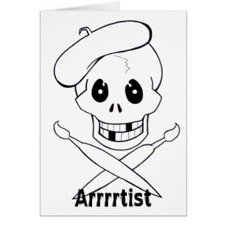 Arrtist Pirate (Skull und Crossbones)