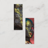 ARS CYBORG, rot-gelb Mini Visitenkarte (Vorne/Hinten)