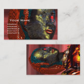 ARS CYBORG, rot-gelb Visitenkarte (Vorne/Hinten)