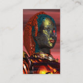 ARS CYBORG, rot-gelb Visitenkarte (Rückseite)