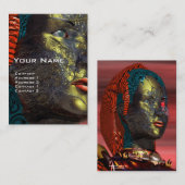 ARS CYBORG, rot-gelb Visitenkarte (Vorne/Hinten)