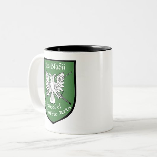 Ars Gladii - Tee/Kaffee-Tasse Zweifarbige Tasse (Vorderseite Links)