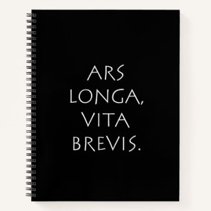 Ars Longa Vita Brevis Notizblock
