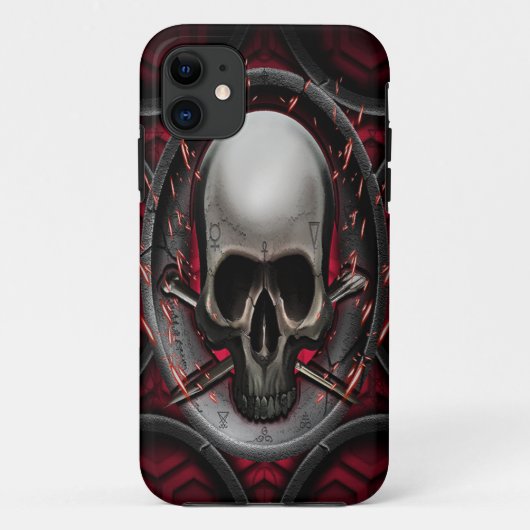 Ars longa Vita brevis skull Case-Mate iPhone Hülle (Rückseite)