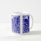Ars Memoria : Canto II Blue China Kaffeetasse (VorderseiteRechts)