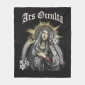 Ars Occulta - Gothic Design Fleecedecke (Vorderseite)