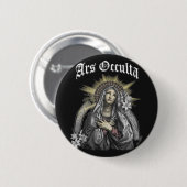 Ars Occulta - Gothic Streetwear Design Button (Vorne & Hinten)