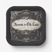 Arsen & Alte Spitzen Viktorianisch Pappteller (Vorderseite)