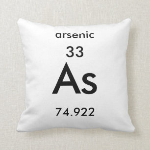 Arsen-Kissen des Periodensystem-33 Kissen