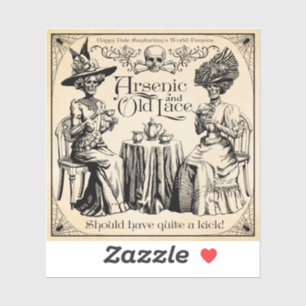 Arsen und Alte Spitzen Aufkleber