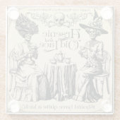 Arsen und Alte Spitzen Glasuntersetzer (Rückseite)