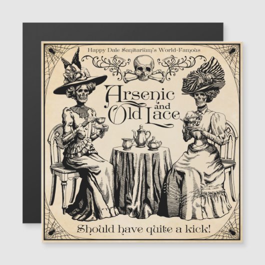 Arsen und Alte Spitzen Magnetkarte (Vorne/Hinten)