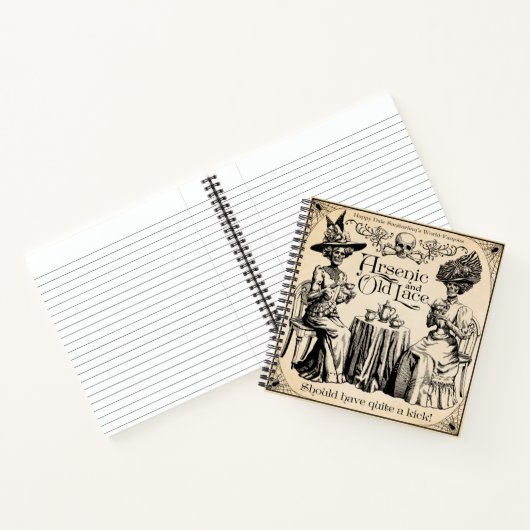 Arsen und Alte Spitzen Notizblock (Innenseite)