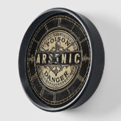 Arsen-Vintag-Style-Gift-Label-Uhr Uhr (Winkel)
