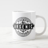 Arsen-Vintag-Style-Giftsiegel Jumbo-Tasse (Rechts)