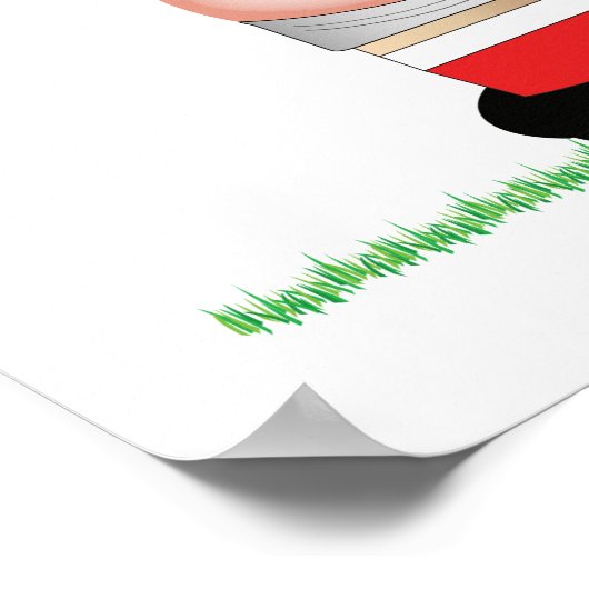 ArseNail (Arsenal) Funny Football Cartoon Poster (Ecke)