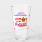 Arsenal 05 Trinkglas Glas (Vorderseite)