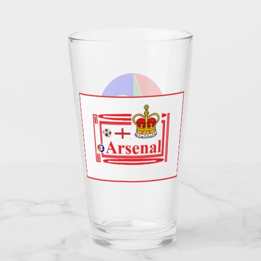 Arsenal 05 Trinkglas Glas (Vorderseite)