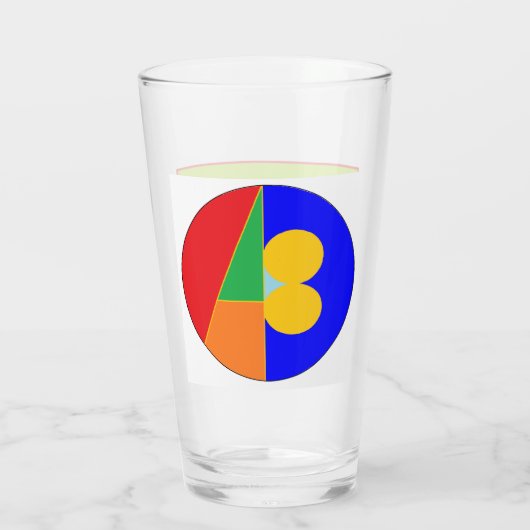 Arsenal 07 Trinkglas Glas (Rückseite)