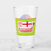Arsenal 07 Trinkglas Glas (Vorderseite)