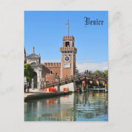 Arsenal in Venedig, Italien Postkarte