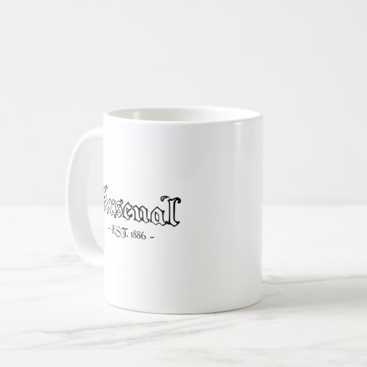 Arsenal Retro Kaffeetasse (Vorderseite Links)