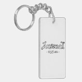 Arsenal Retro Schlüsselanhänger (Vorderseite links)