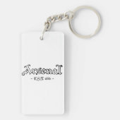 Arsenal Retro Schlüsselanhänger (Rückseite)