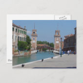 Arsenale, Venedig 2 Postkarte (Vorne/Hinten)