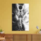 Arsencia die andere Seite der Mitternacht umrissen Leinwanddruck (Insitu (Wohnzimmer))