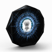 Arsencia Ethereal Silver Light Fraktal Art Fotoblock (Links)
