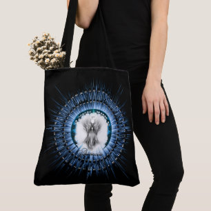 Arsencia Ethereal Silver Light Fraktal Art Tasche
