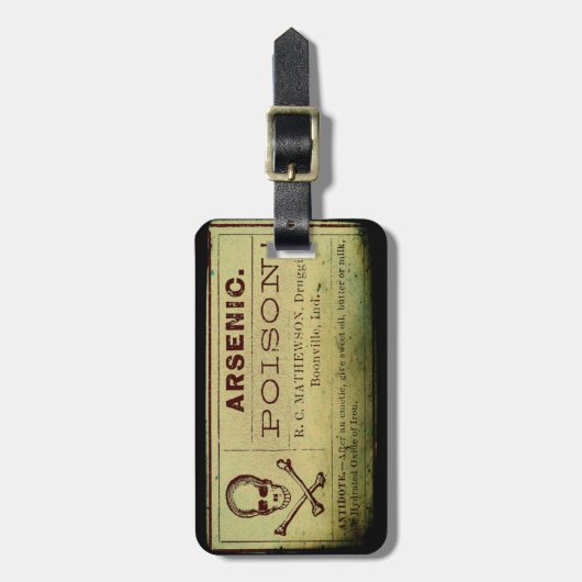 Arsenetikett Gepäckanhänger (Vorderseite vertikal)