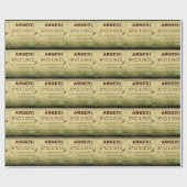 Arsenetikett Geschenkpapier (Flach)