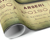 Arsenetikett Geschenkpapier (Rolleneckpunkt)