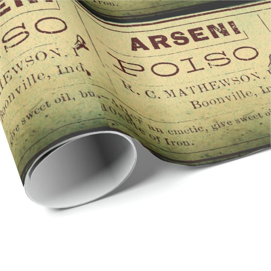 Arsenetikett Geschenkpapier (Rolleneckpunkt)