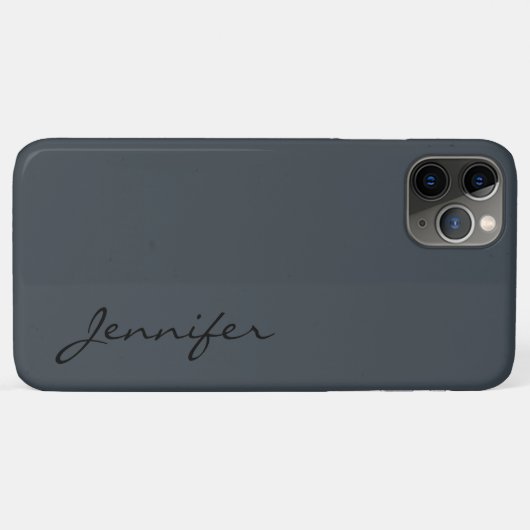 Arsenfarbener Hintergrund Case-Mate iPhone Hülle (Rückseite (Horizontal))