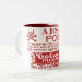 Arsenhaltige Gift-Tasse Zweifarbige Tasse (Vorderseite Links)