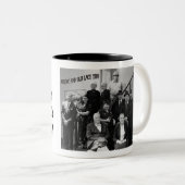 Arsenhaltige und alte Spitze Zweifarbige Tasse (VorderseiteRechts)