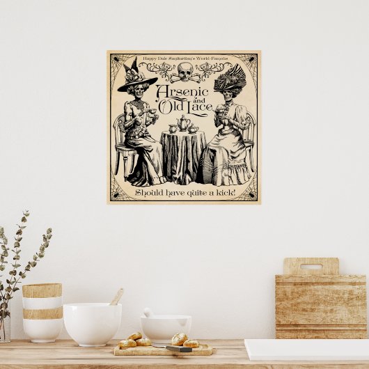 Arsenic and Old Lace Poster (Küche)