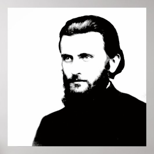 Arsenie Boca Romantische Kirche Poster (Vorne)